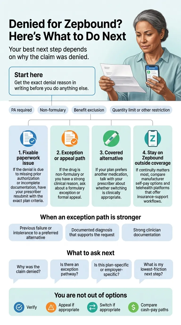 Zepbound denial next steps guide for Humana insurance members