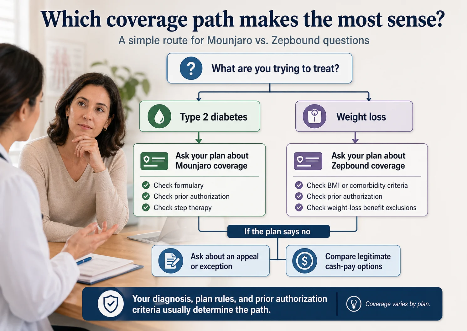 Zepbound coverage path and prior authorization guide for Humana insurance members